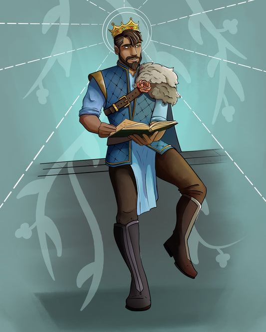 King Micah Character Print