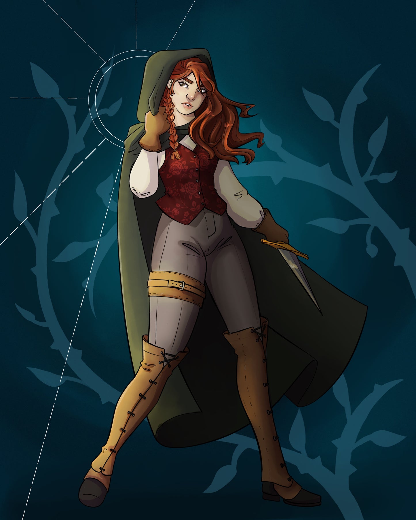 Rose Trewin Character Print